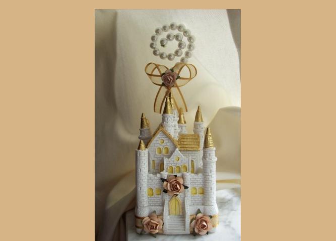 Perfect for Cinderella theme quinces or weddings this table number holder 